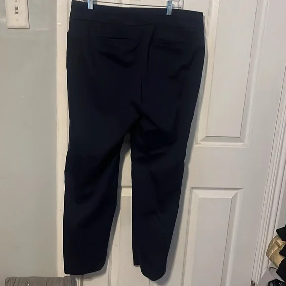 NWT Croft & Barrow Classic Navy Pullon Pants - Picture 8 of 11